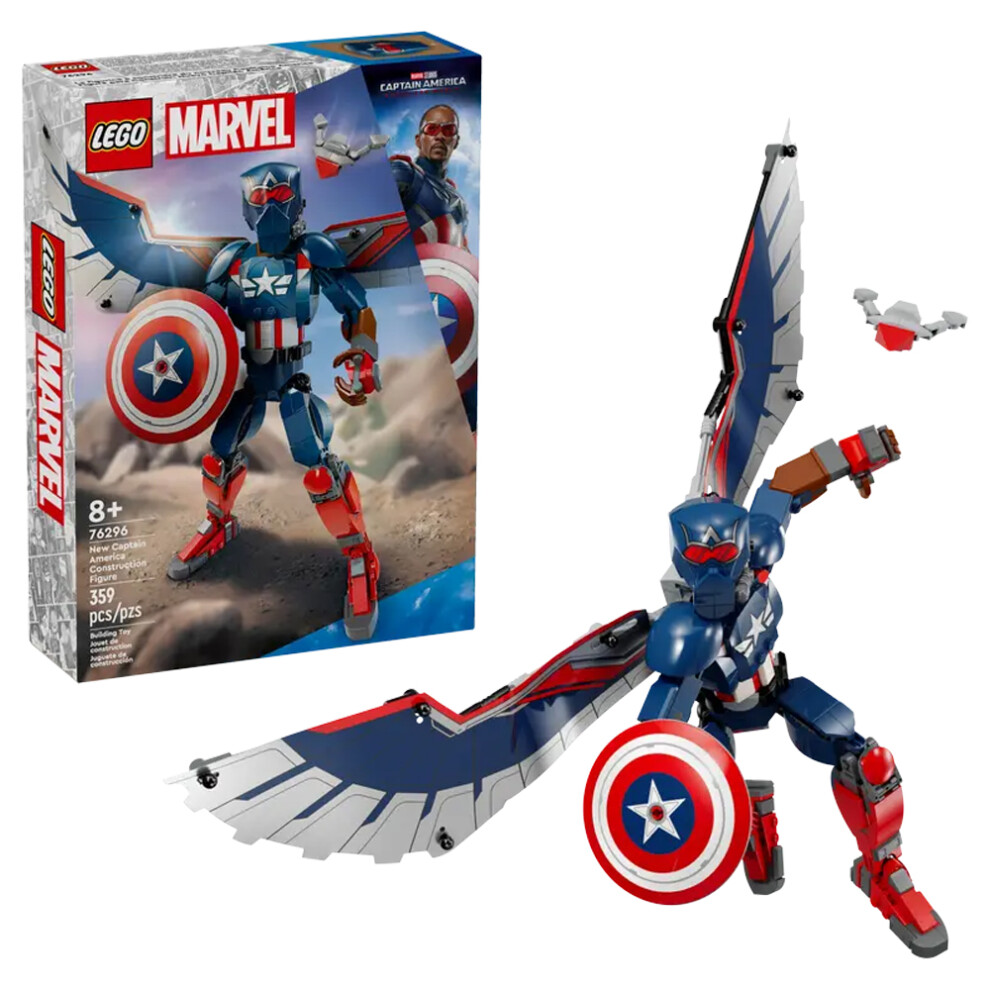 LEGO Marvel 76296 New Captain America Construction Figure Age 8+ 359pcs