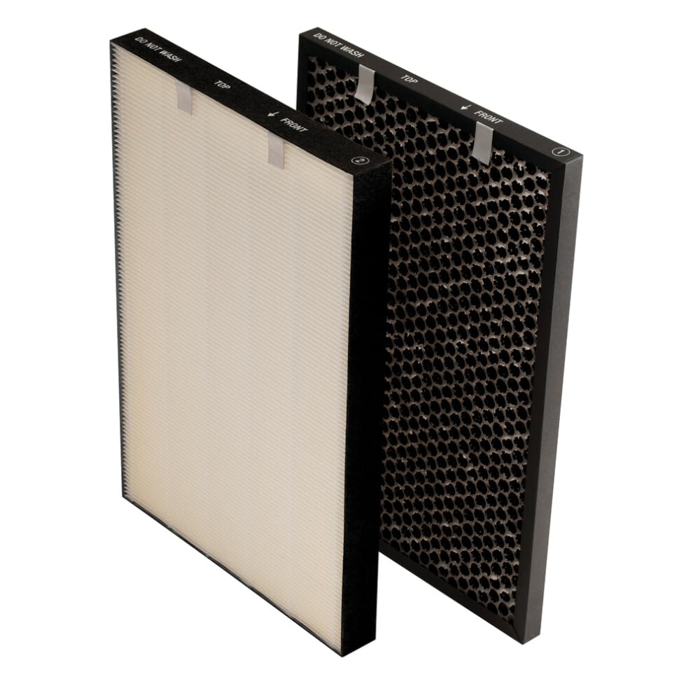 BISSELL air320 Air Purifier Replacement HEPA Filter and Activated Carbon Filter Pack 3314   Black