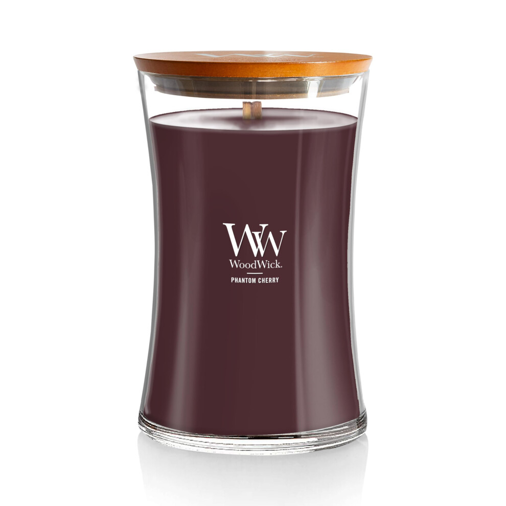 WoodWick Phantom Cherry Large Hourglass Candle