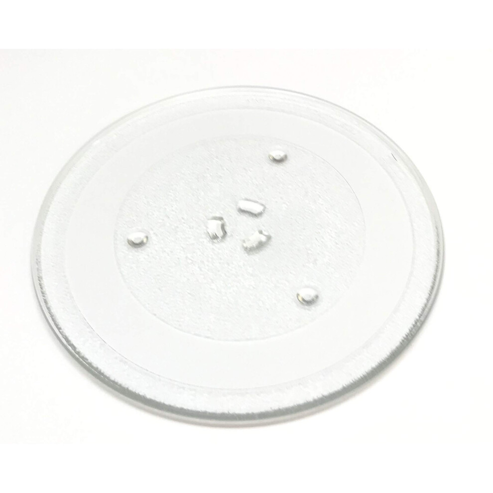 OEM Samsung Microwave Glass Plate Tray Turntable Shipped with ME16K3000AS  ME16K3000ASAA  ME16K3000ASAC  ME16K3000AW  ME16K300