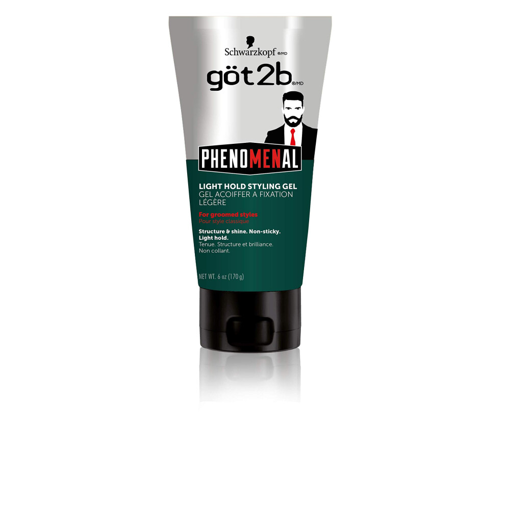 Got2b Phenomenal Light Hold Styling Hair Gel  6 Ounce Pack of 1