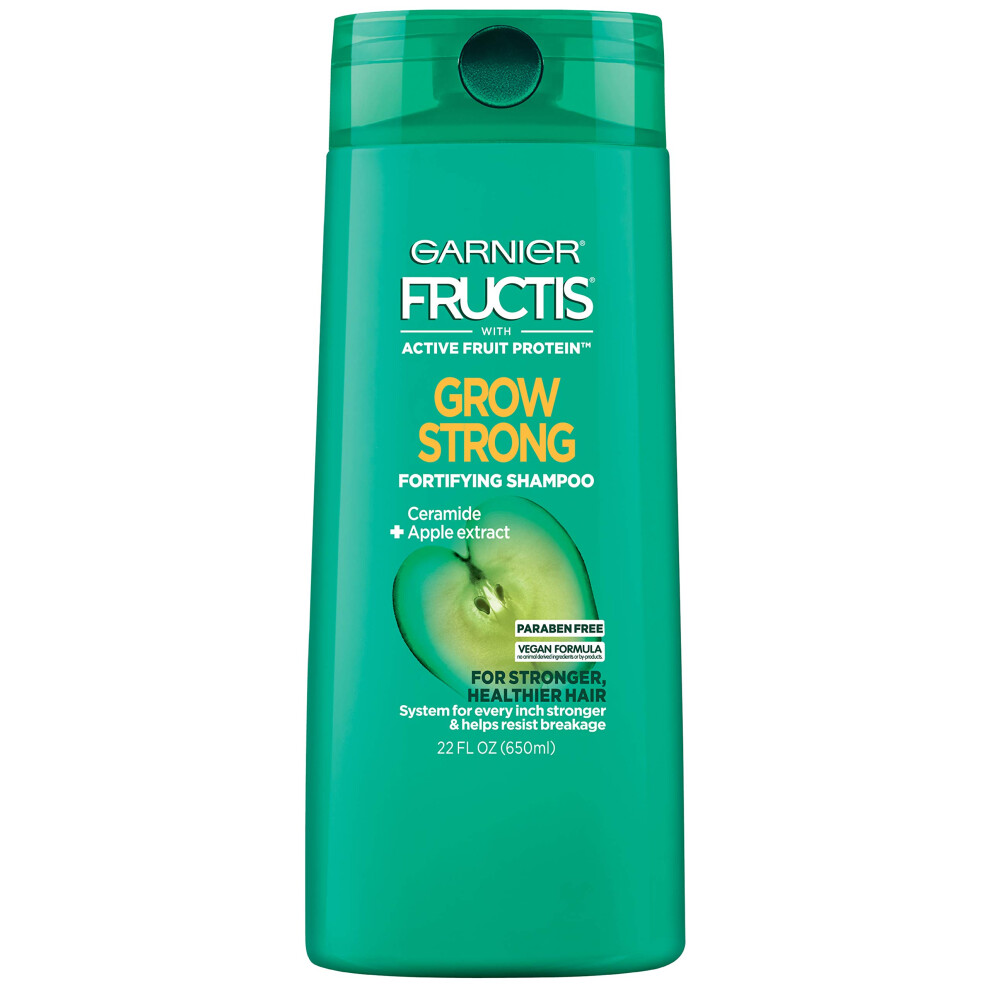 Garnier Fructis Grow Strong Shampoo  For Stronger  Healthier  Shinier Hair  22 fl oz