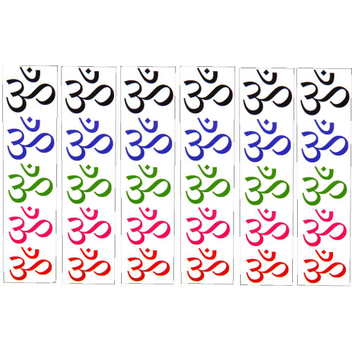 30 Premium Ohm Temporäre Tattoos, Aum Om