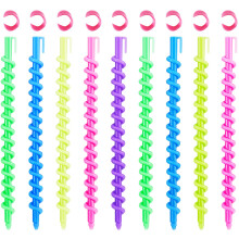 40 Stuks Spiral Haar Permanente Staven Plastic Lange Kappers Styling Krul Staven Haarrollers Salon Gereedschap