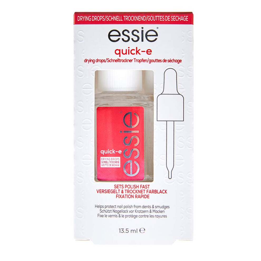 essie Nail Care  8Free Vegan  QuickE Drops  fastdrying drops  nail polish finisher  046 fl oz