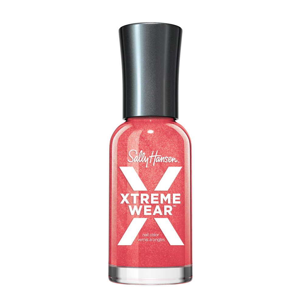 Sally Hansen Xtreme Wear Nail Polish  StreakFree  Shiny Finish  LongLasting Nail Color  Heat Stroke  012 fl oz