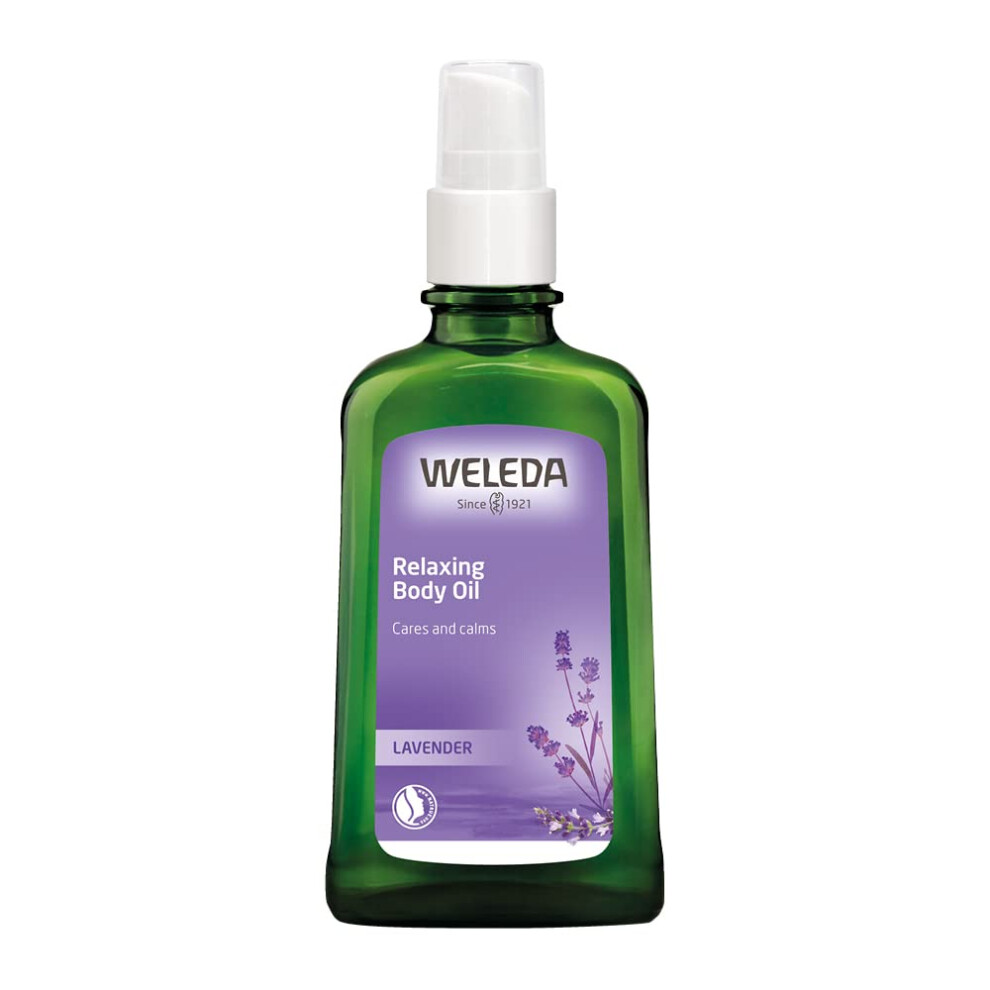 Weleda Relaxing Lavender Body  Beauty Oil  34 Fluid Ounce  Clear