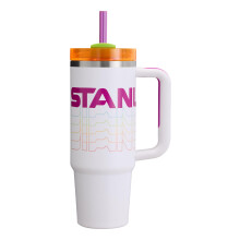 STANLEY Quencher H2.0 Tasse avec paille 30 oz | Couvercle Flowstate à 3 positions | Compatible avec porte-gobelet