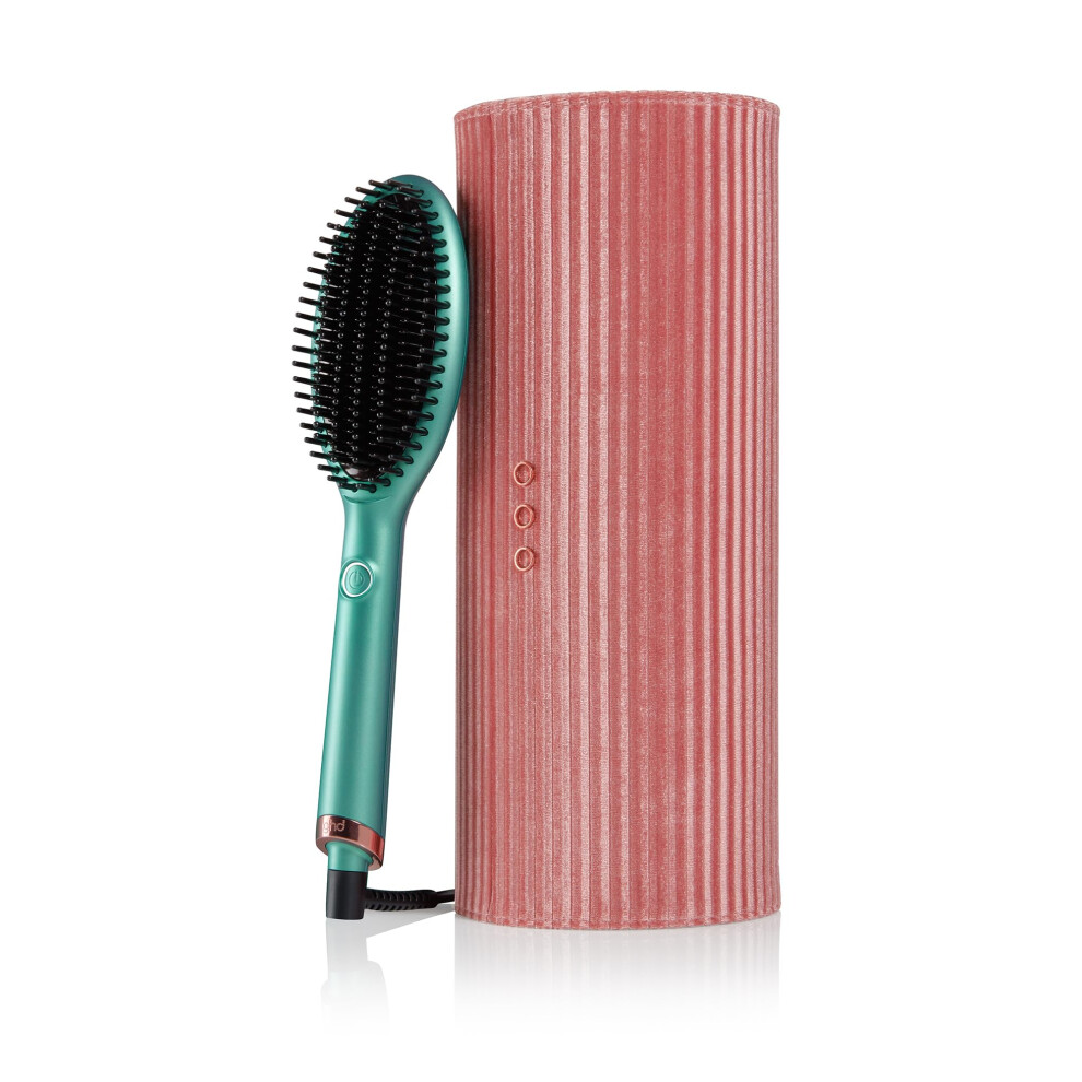 ghd Smoothing Hot Brush Gift Set in Alluring Jade