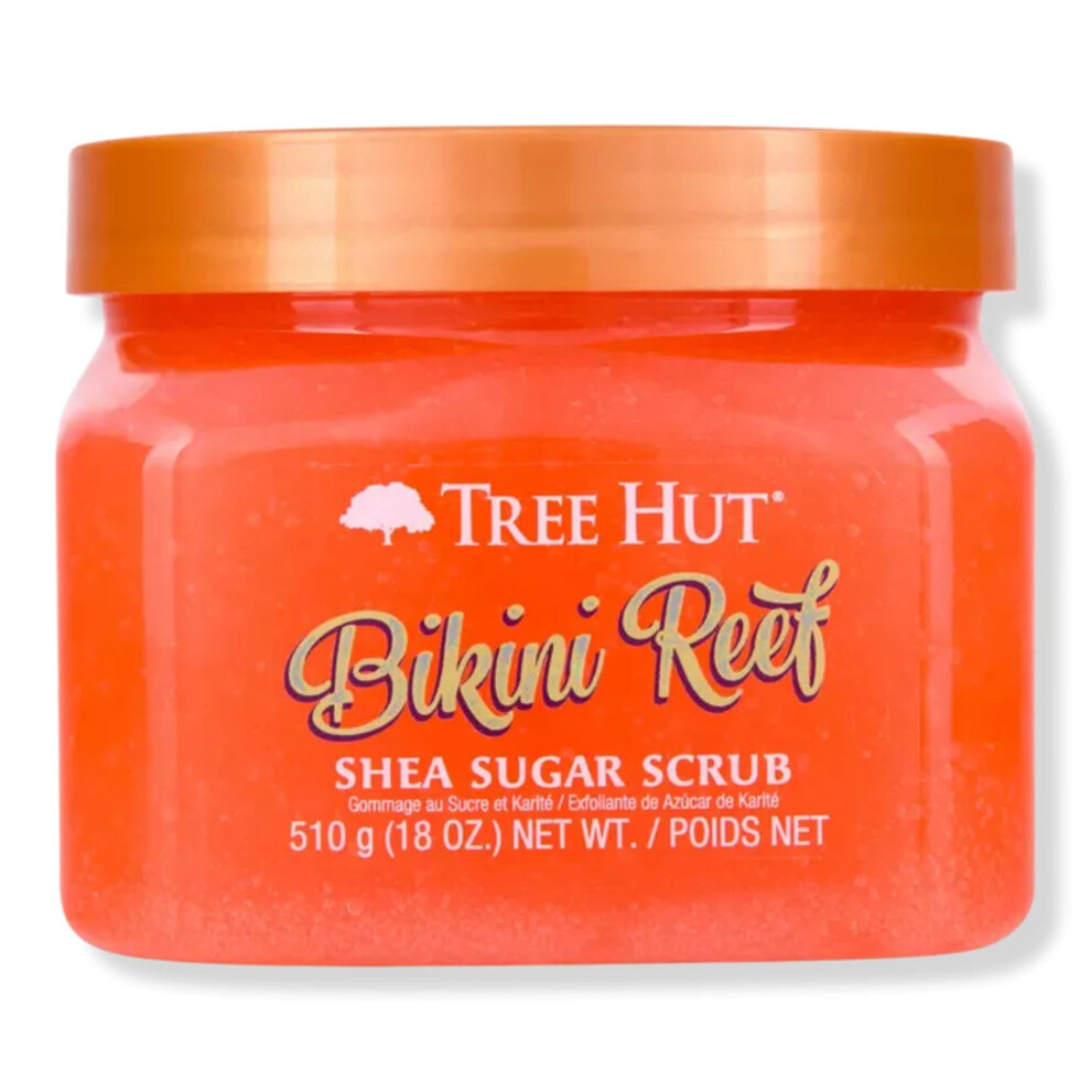 Tree Hut Bikini Reef Shea Sugar Scrub 18 Oz Gommage ultra hydratant et exfoliant pour un soin corporel essentiel et nourrissant