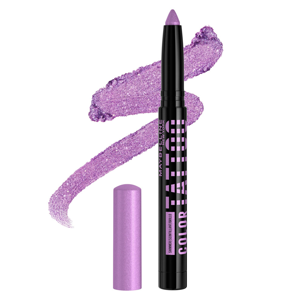 MAYBELLINE Color Tattoo Longwear MultiUse Eye Shadow Stix  Eye Makeup  I am Fearless Purple Shimmer