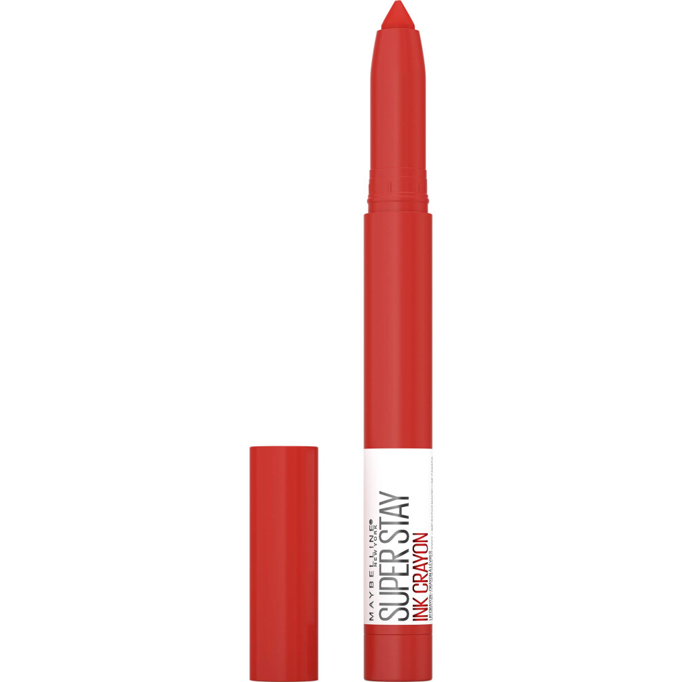 Maybelline SuperStay Ink Crayon Matte Longwear Lipstick With Builtin Sharpener  Know No Limits  004 Ounce