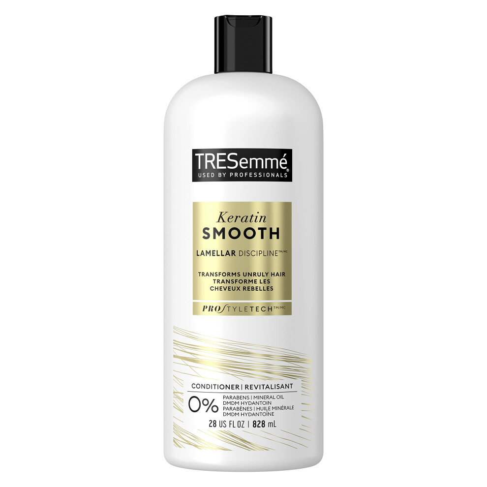 TRESemm   Conditioner for Frizzy Hair  Keratin Smooth Formulated with LamellarDiscipline  28 oz