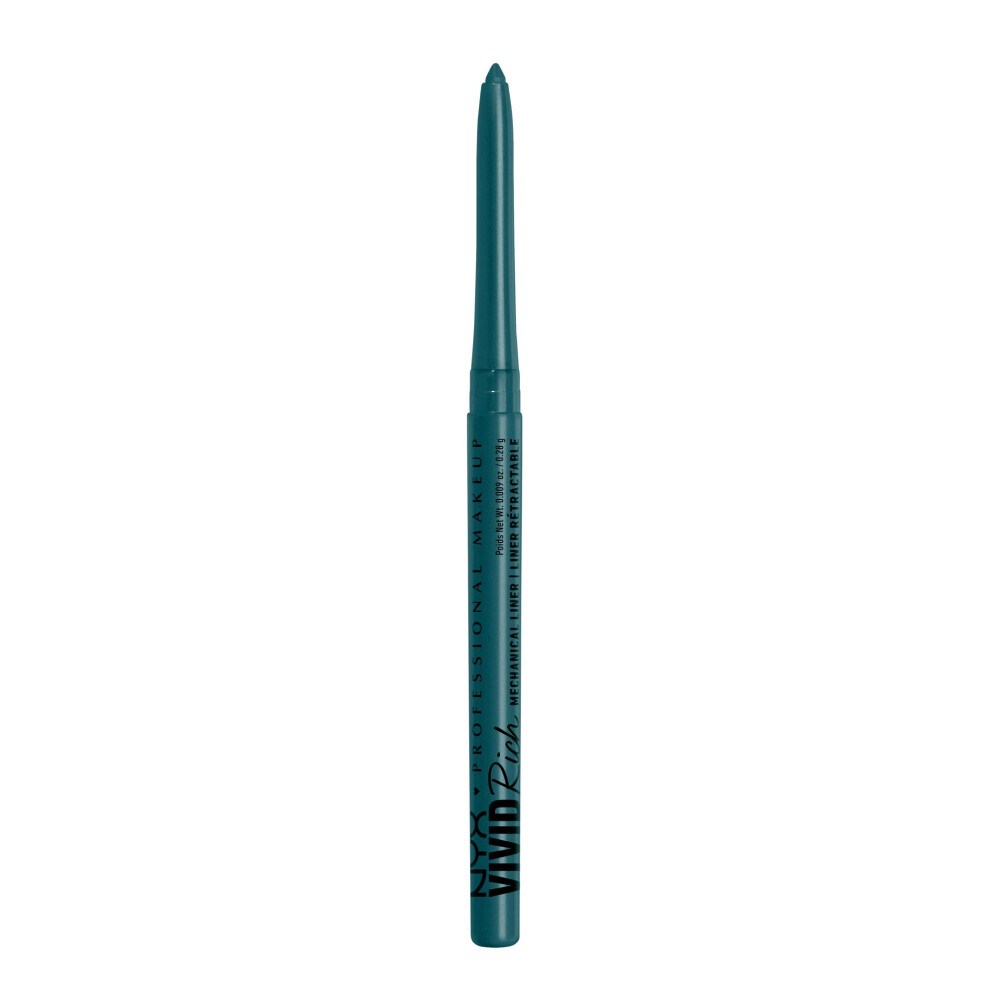 NYX PROFESSIONAL MAKEUP Mechanical Eye Pencil  Vivid Rich Mechanical  Creamy Retractable Eyeliner  Aquamarine Dream  Aqua Green
