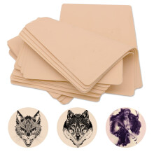 Peau de Pratique Tatouage - Rayyl 5Pièces Peau Silicone Doublé 7.4x5.6" pour Débutants