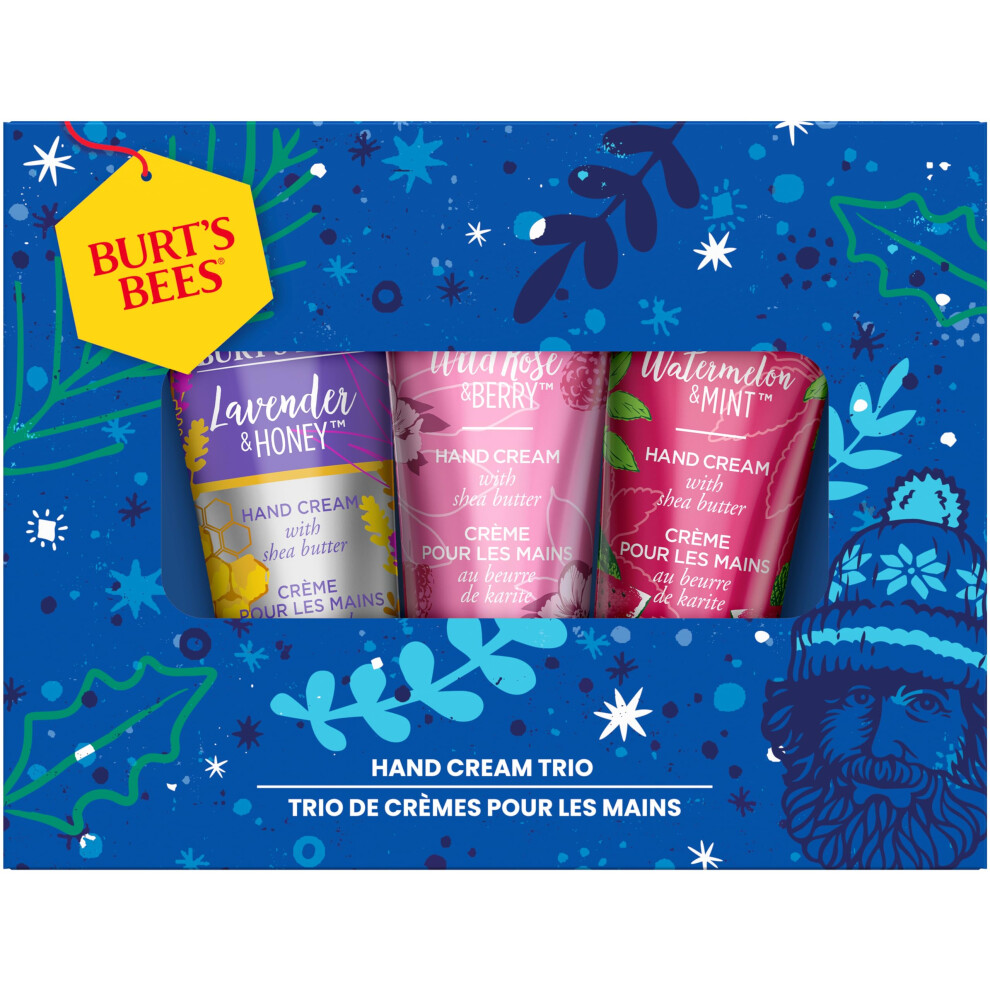 Burts Bees Hand Cream Trio Holiday Gift Kit  1 EA