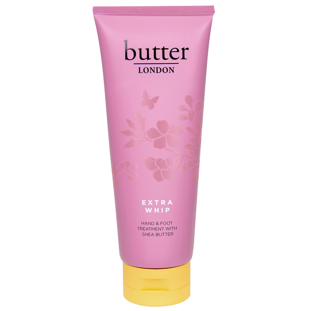 butter LONDON Extra Whip Hand  Foot Treatment  Shea  Cocoa Butter  Helps Hydrate  Restore Dry Skin  Helps Firm Skins Appearan