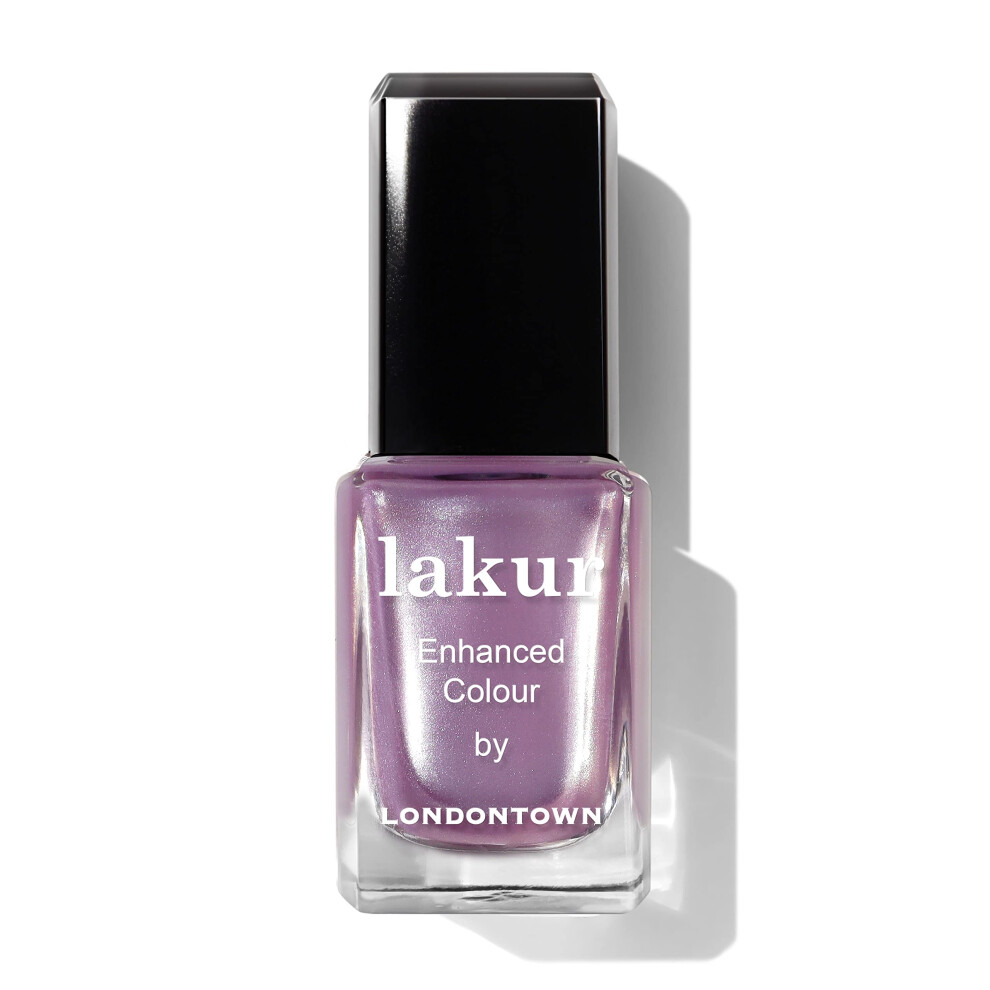 Londontown Lakur Enhanced Color Twinkling Lights Nail Polish Amethyst On Ice 0.4 Oz.
