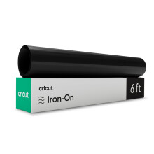 Cricut Everyday Iron-On Schwarz 6 Fu (3er-Pack mit 2 Fu -Rollen) W rme bertragungsvinyl, kompatibel mit Cricut Maker/Explore-Maschinen