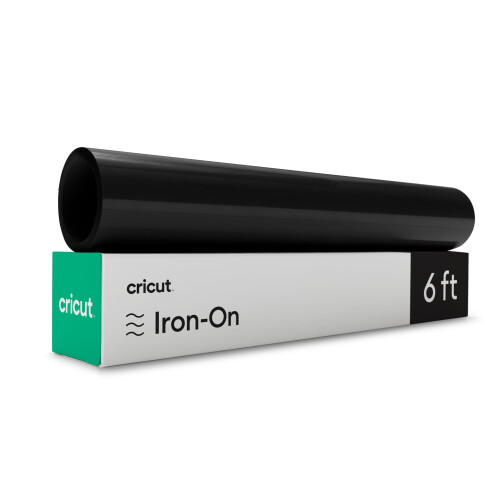 Cricut Everyday Iron-On Black - 6ft (3-Pack t?? 2ft Rolls) - ??????? ?etaf???? ?e???t?ta? s???at? ?e ???a??? Cricut Maker/Explore