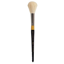 KINGART Premium Original Gold 926510 ROUND MOP Series Artist Brush  Soft White Natural Hair  Short Handle  for Acrylic and Oil