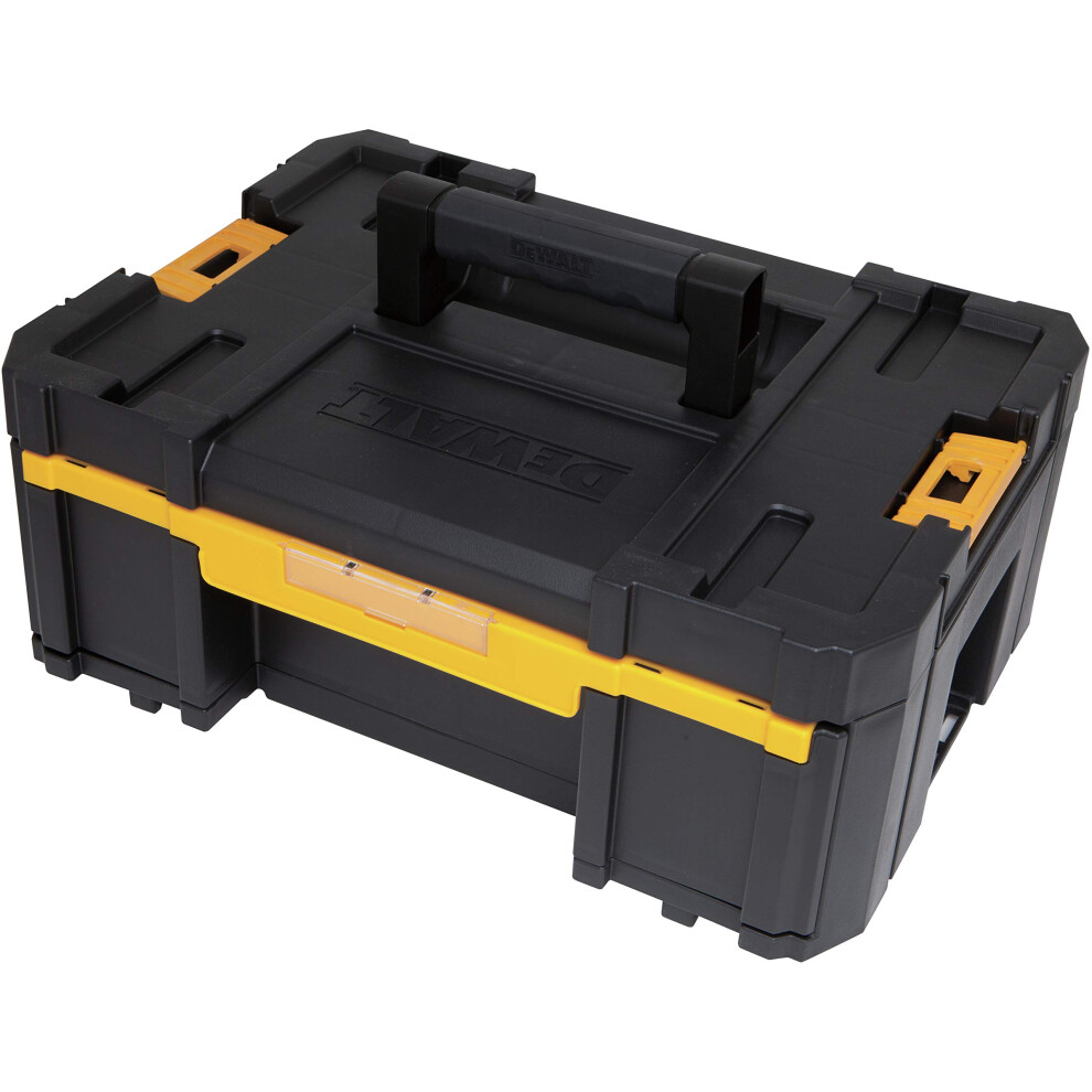 DEWALT Tool Organizer  TSTAK III  Single Deep Drawer  Holds Up To 100 lbs  Heavy Duty Latches  Removable Compartments for Small