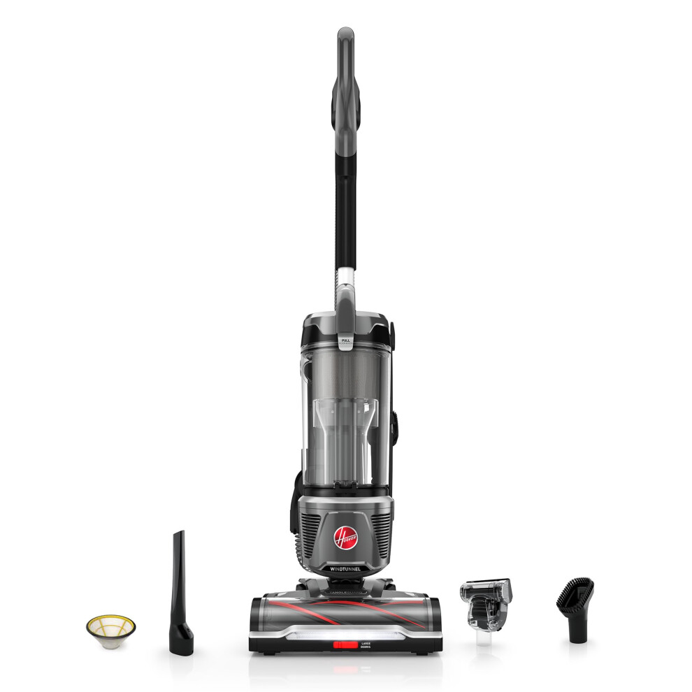 Hoover WindTunnel Tangle Guard Bagless Upright Vacuum Cleaner Machine  for Carpet and Hard Floor  Strong Suction with AntiHair