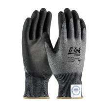 G-Tek 3GX Nahtlose Dyneema Diamant Handschuhe mit Polyurethan Beschichtung, 19-D326 Grau XL (12er Pack)
