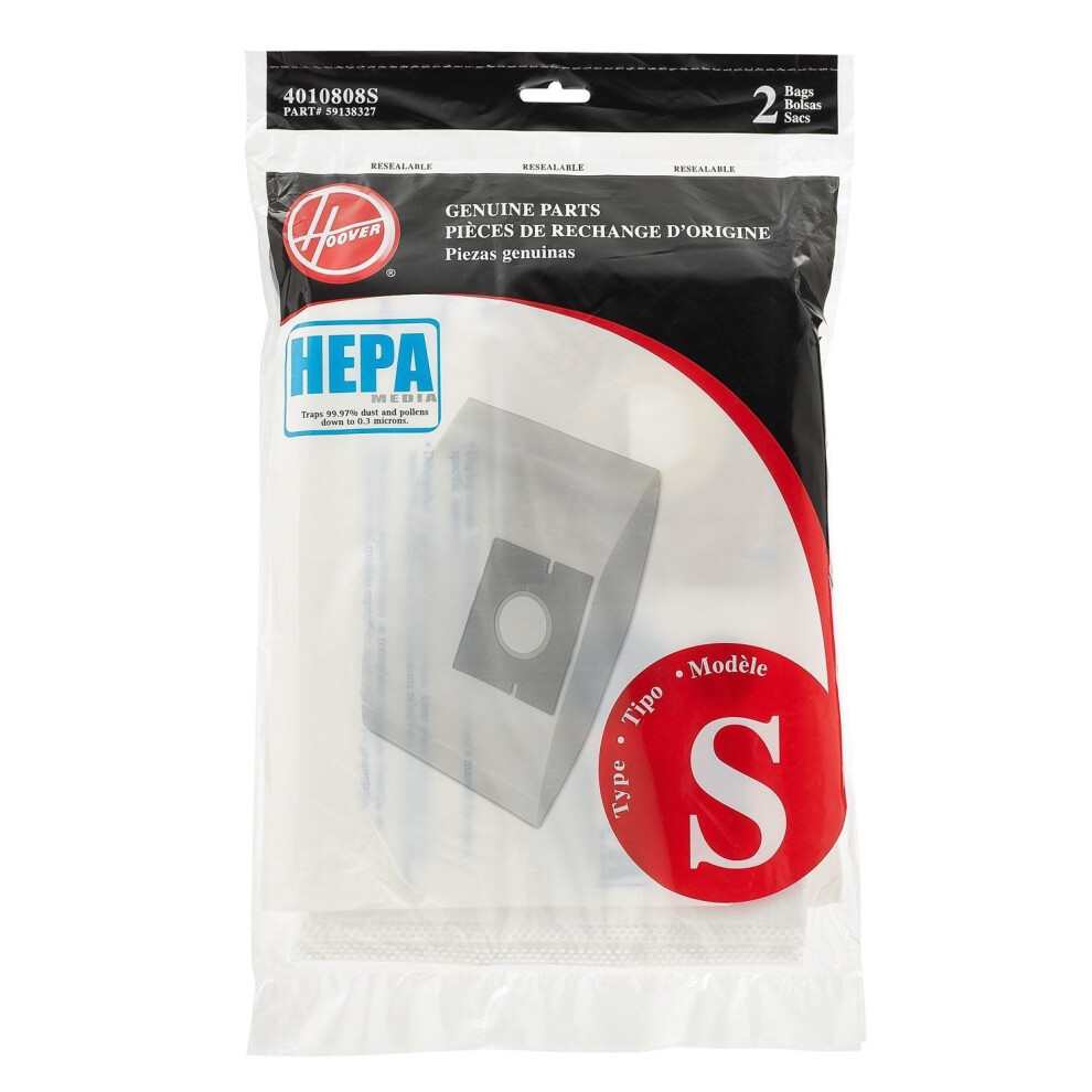 Hoover Type S HEPA Bag 6Pack  4010808S