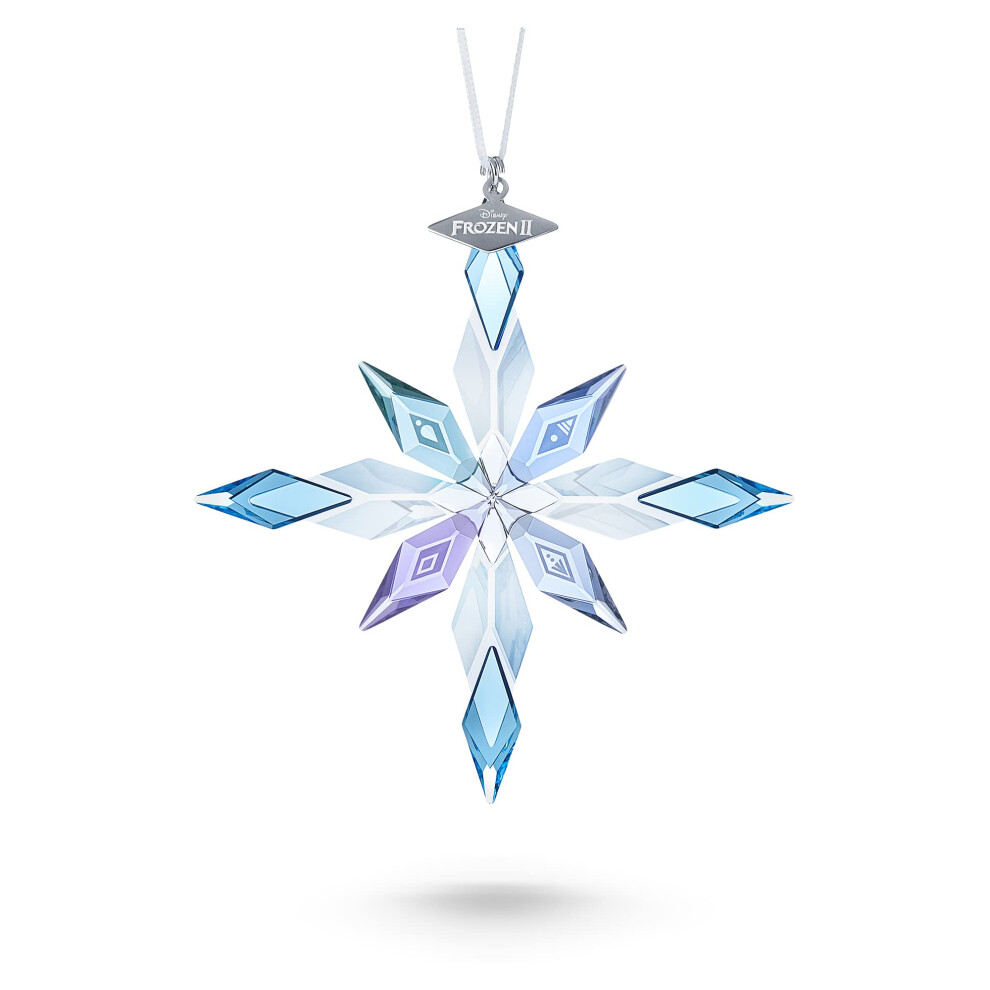 SWAROVSKI Frozen 2 Snowflake Holiday Ornament  Blue Crystals