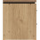 Seconique Charles 2 Drawer Bedside Oak Effect Veneer with Walnut Trim 4