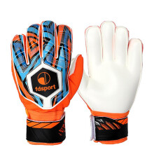 (Orange, 5) Soccer Goalkeeper Gloves for Kids Boys Children Youth Football Goalie Gloves Yellow
