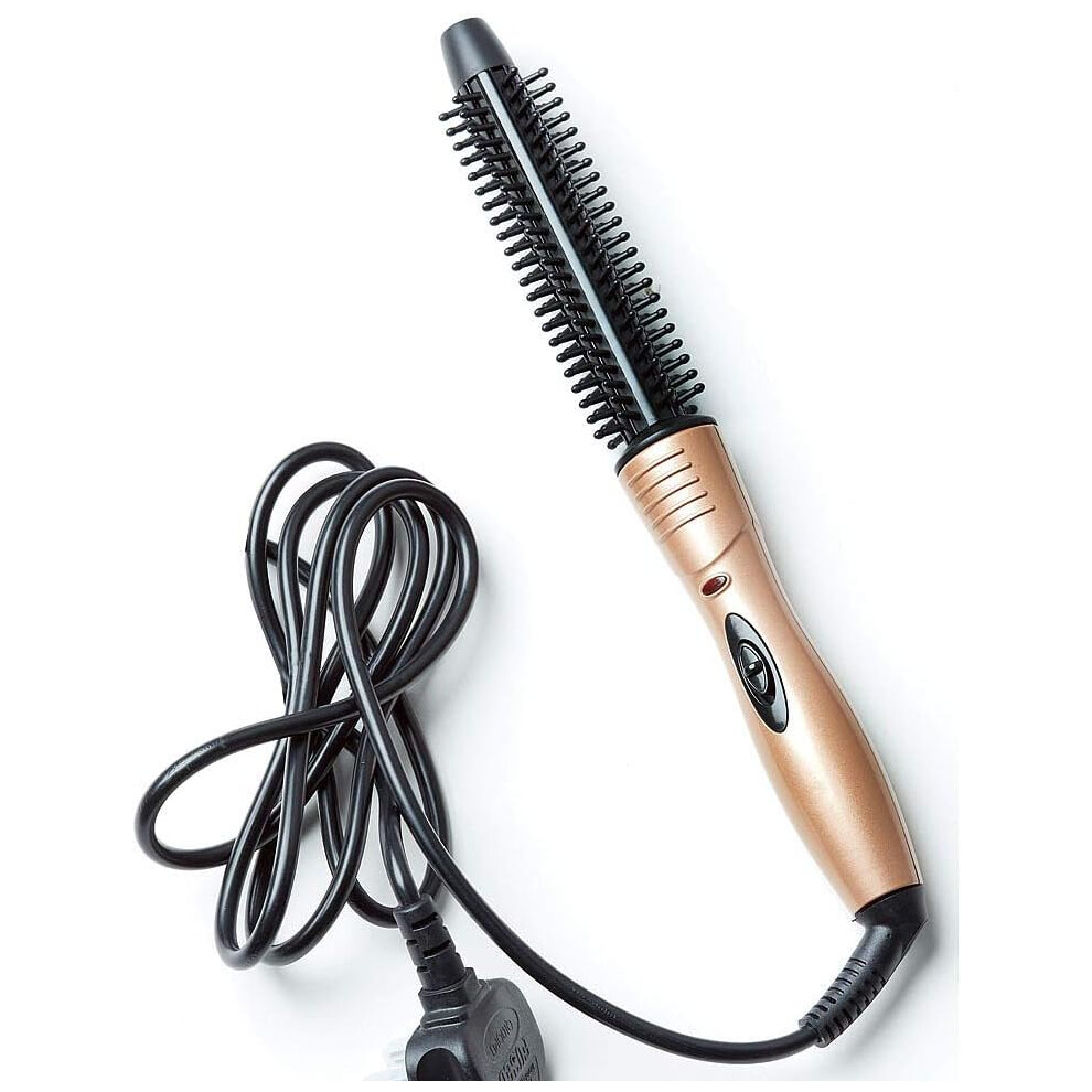 Coopers of Stortford Tangle-Free Slim Heated Hot Brush for Extra Volume & Lift | Hair Brush