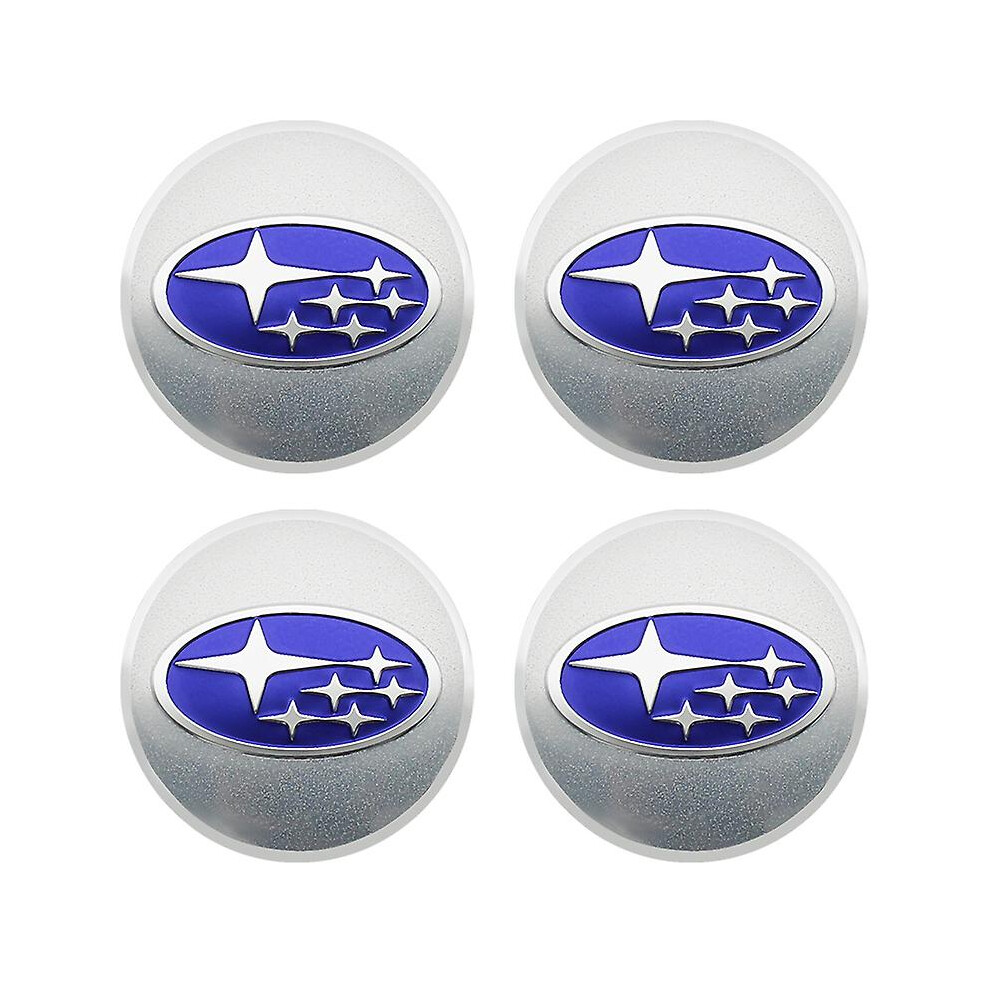 (56mm Silver) 4pcs 56 60mm Car Wheel Hub Center Caps Sticker Rim Cover Auto Badge Emblem Styling For Subaru Sti Impreza Forester Xv Tribeca-image-OPC-PFR8RZR-NEW
