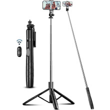 71" Phone Tripod & Selfie Stick, All in One Extendable Cell Phone