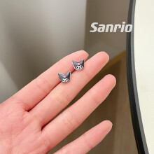 (MN-2) Sanrios Anime Cinnamoroll Kuromi Ear Studs Earrings Earrings I Jewelry Accessories Toy