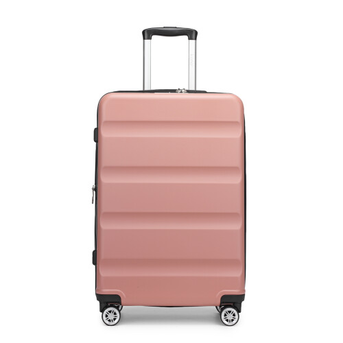 Nude Color 28 inch Horizontal Design ABS Hard Shell Suitcase 1