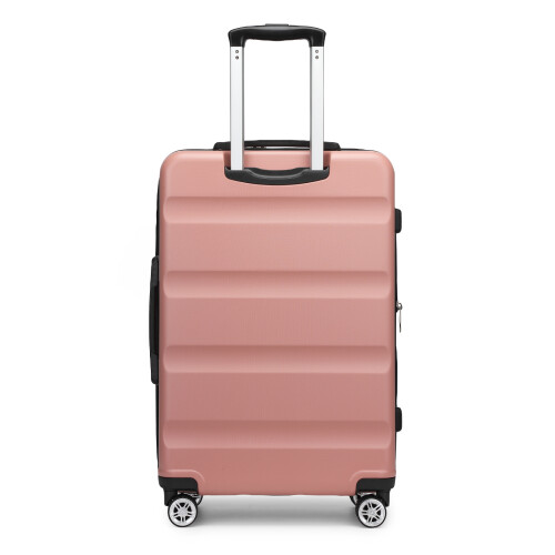Nude Color 28 inch Horizontal Design ABS Hard Shell Suitcase 2