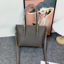 (grey) Ladies autumn and winter new shoulder bag large capacity retro tote bag