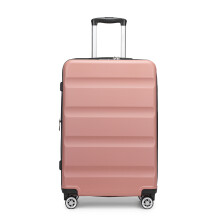24 inch Nude Color Expandable ABS Hard Shell Suitcase