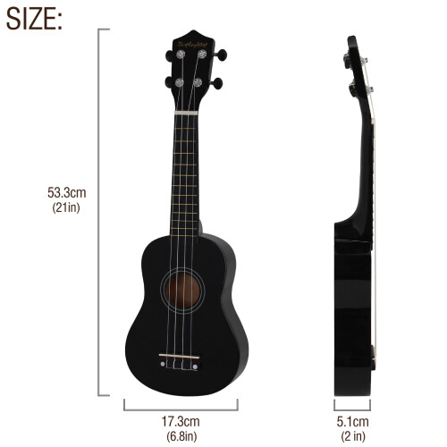 Soprano Ukulele Beginners Uke with Bag and Spare Strings 21 inch 1