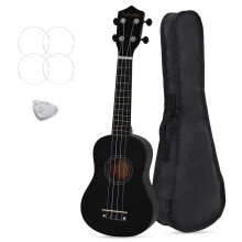 Soprano Ukulele Beginners Uke with Bag and Spare Strings 21 inch