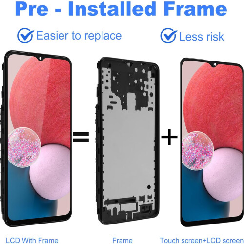 Screen Replacement For Samsung Galaxy A13 SM-A137F LCD Display+Frame 2