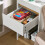 SoBuy FBT137-W Bedside Table Nightstand Sofa Side Table End Table 9