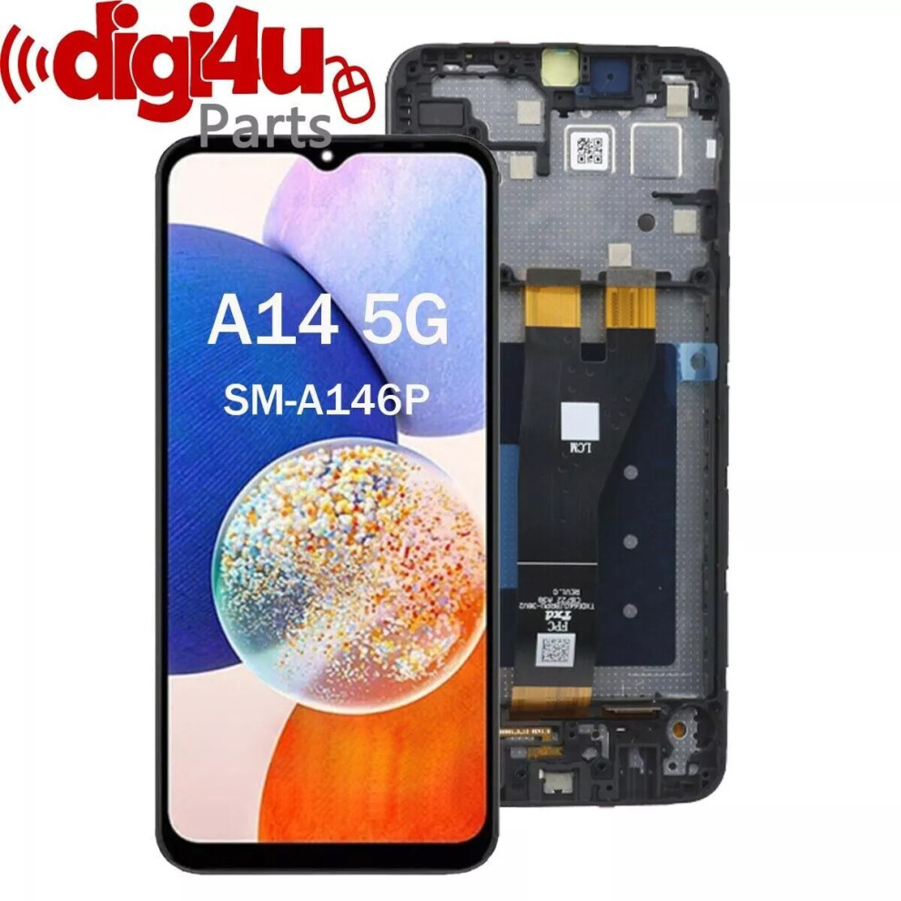 Screen Replacement For Samsung Galaxy A14 5G A146p Lcd Display+Frame 5061002188399