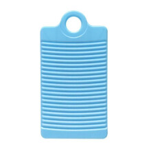 (Blue) Plastic Washboard Antislip Thicken Washing Board Clothes Cleaning For Laundry