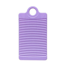 (Purple) Plastic Washboard Antislip Thicken Washing Board Clothes Cleaning For Laundry