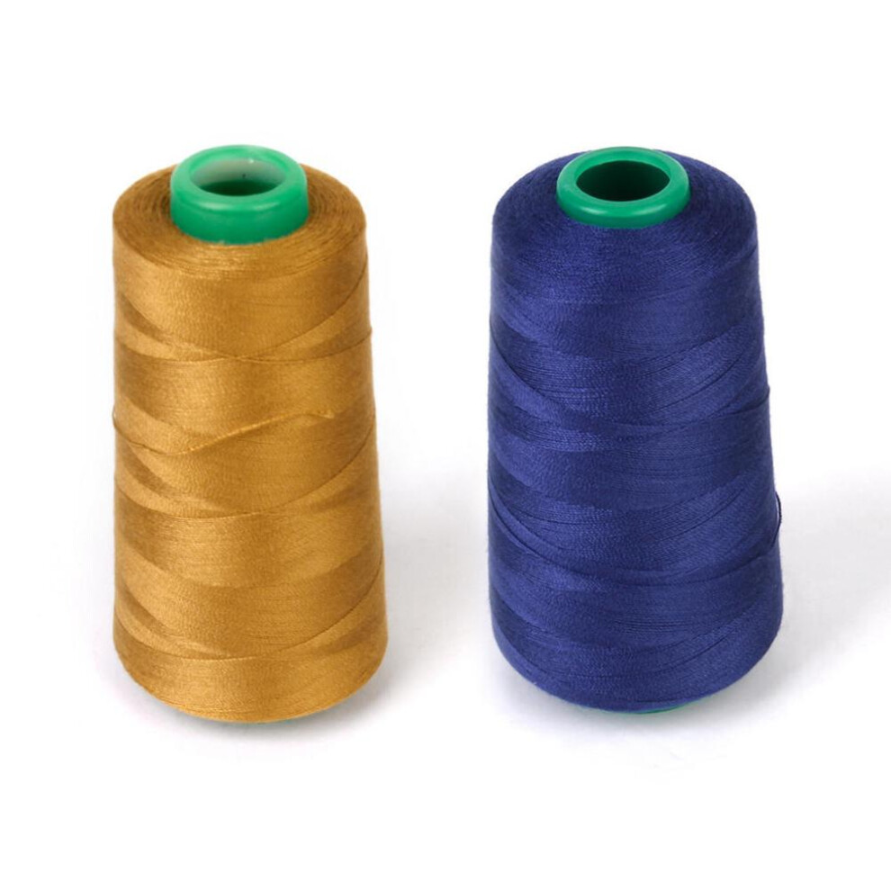 2 Spool of Polyester Jeans Sewing Thread for Sewing Machine 20S/2