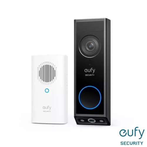 Eufy 2K Video Doorbell E340 8GB Local Storage with Chime Battery