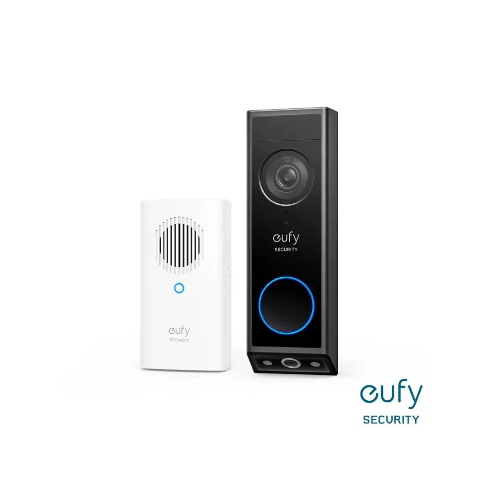 Eufy 2K Video Doorbell E340 8GB Local Storage with Chime Battery